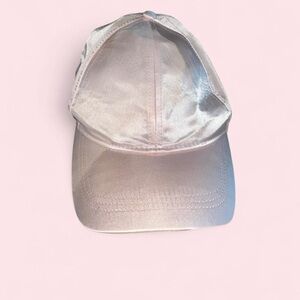 H&M Shiny Satin Pink Baseball Cap